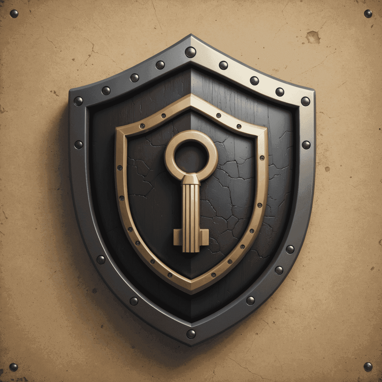 KeePass logo - A key icon with a shield, symbolizing secure password management