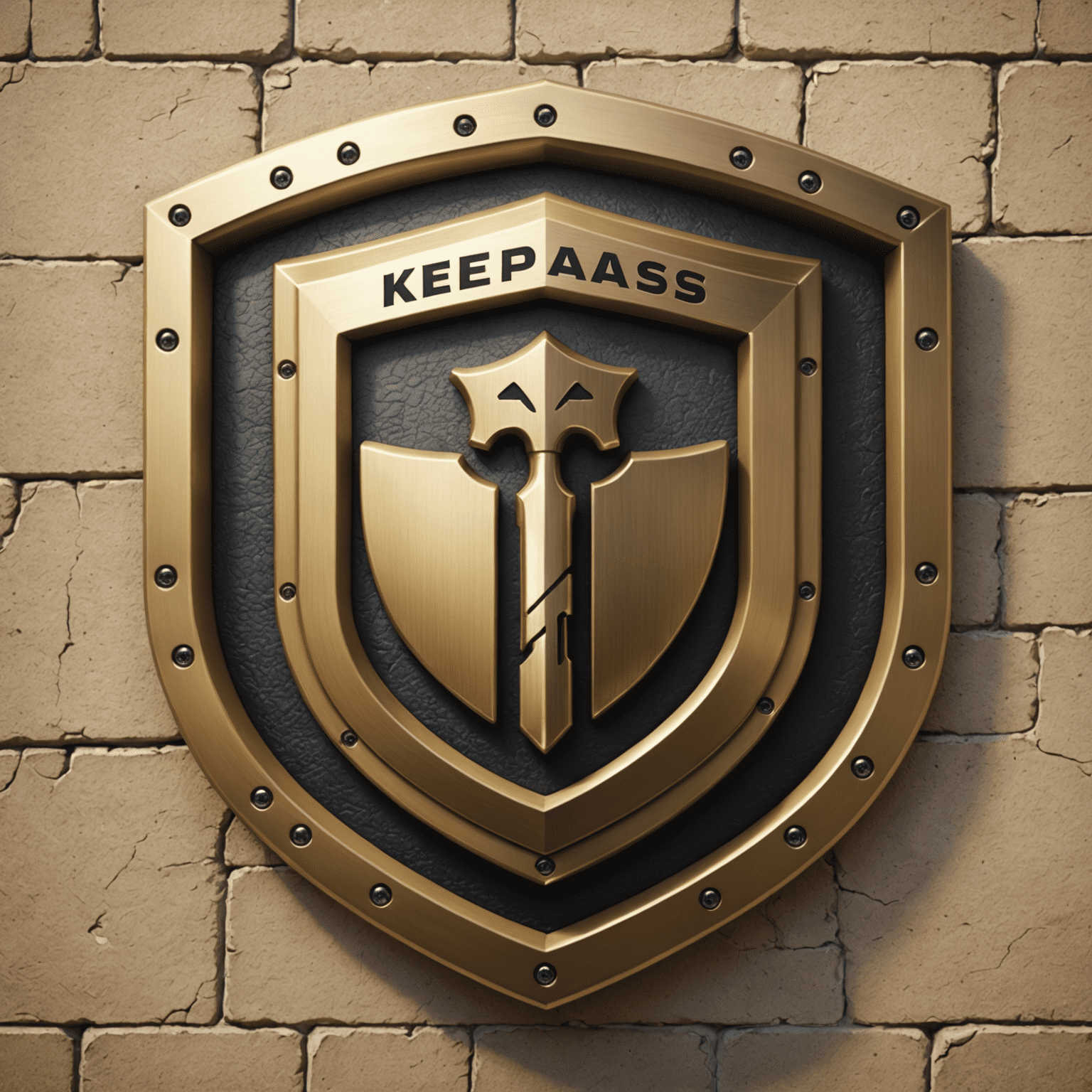 KeePass logo - A key icon with a shield, symbolizing secure password management