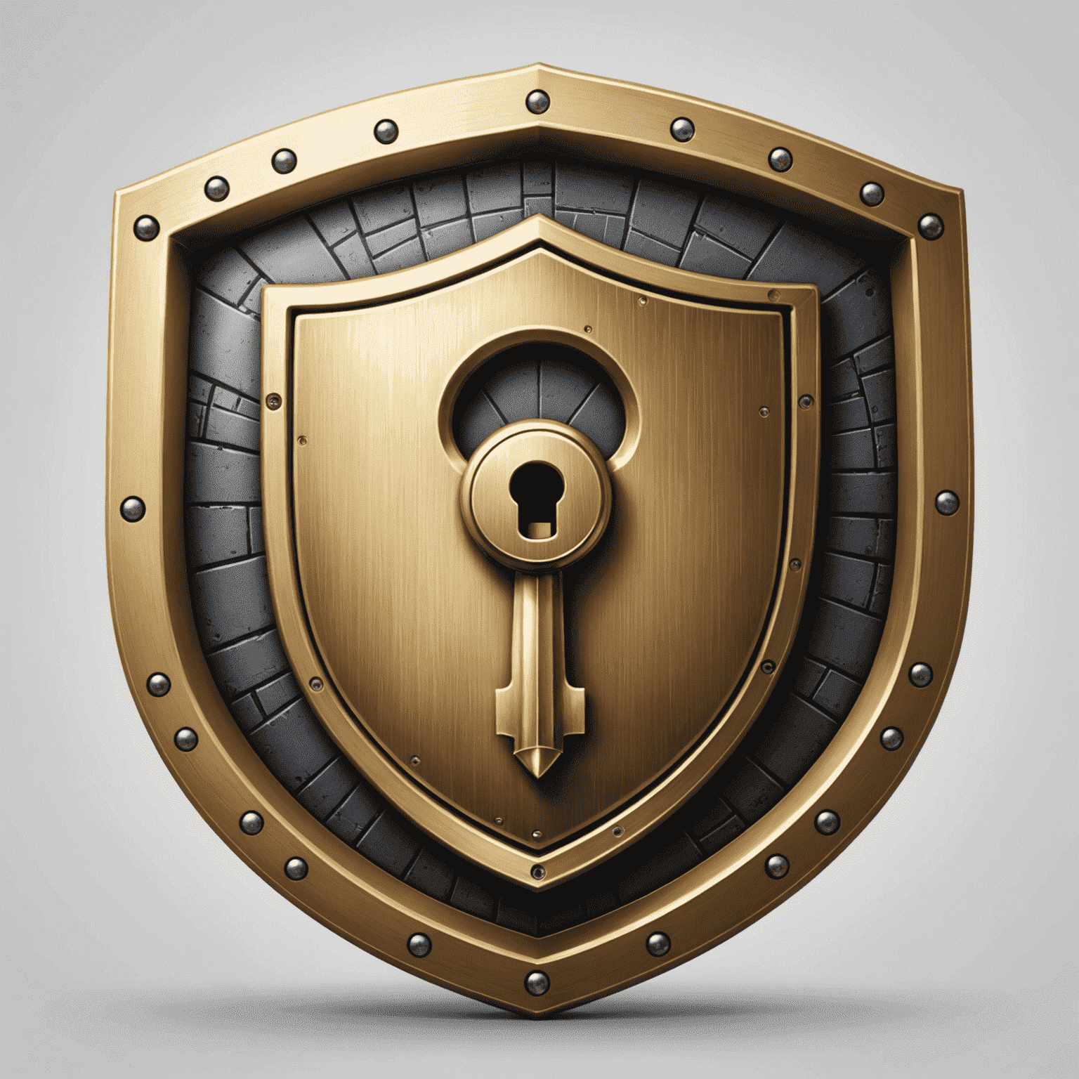 KeePass logo - A key icon with a shield, symbolizing secure password management